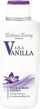 BETTINA BARTY Lila Vanilla Púdrová vôňa Body Lotion 500ml z Nemecka