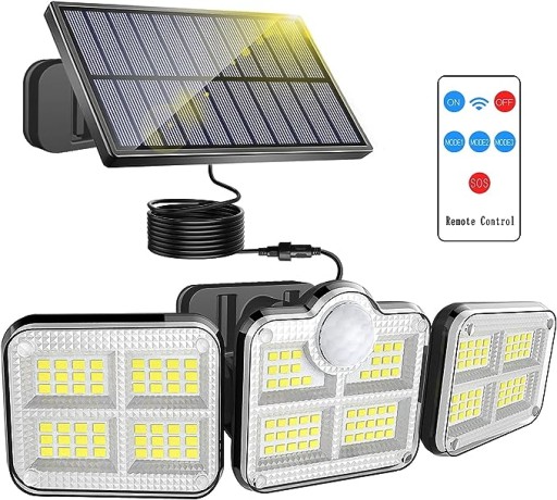 LAMPA SOLARNA Z CZUJNIKIEM RUCHU ZMIERZCHU LED