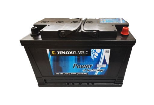 Акумулятор Jenox Classic 12V 110Ah 850A P+ 110246