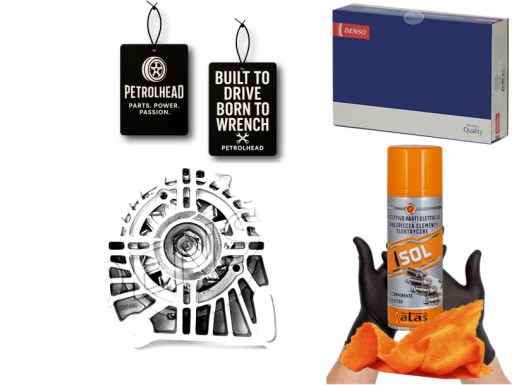 DENDAN998#ECS-PCP+K - Генератор (14v 70a) alfa romeo mito fiat 500 500 #petrolhead pro+ kit4