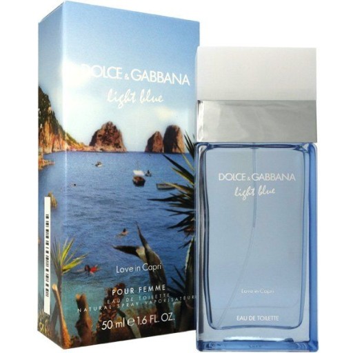 dolce & gabbana light blue love in capri woda toaletowa 50 ml   