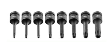 КЛЮЧІ УДАРНІ TORX 1/2'' 9 ШТ