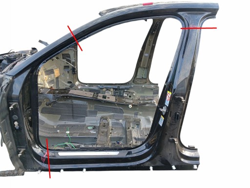 Jupe Gauche Garniture moulure montant Moyenne AUDI A6 C8 Berline LAK: LY9B (18-23)