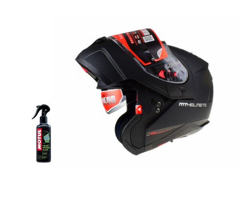 Повнолицевий шолом MT ATOM MATT BLACK BLENDA розмір M