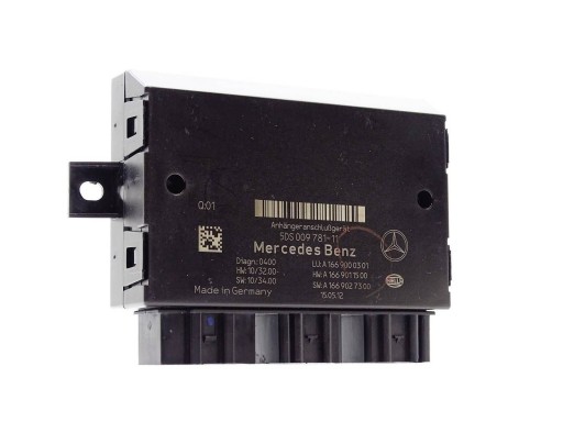 Модуль контроллера прицепного устройства mercedes ml w166 a1669000301