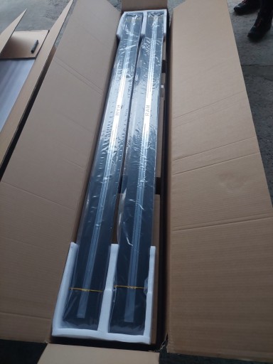 19- 2 - DODGE RAM 1500 V 2019-ПОРОГИ ЭЛЕКТРИЧЕСКИЕ ВЫДВИЖНЫЕ СТУПЕНИ + СВЕТОДИОДНЫЙ ЛОГОТИП RAM