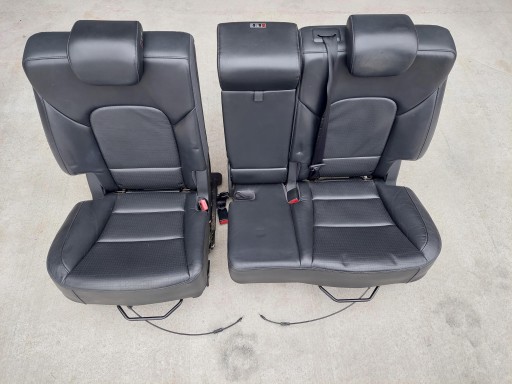 Sitz heck hinten komplett + Kopfstützen HYUNDAI SANTA FE III
