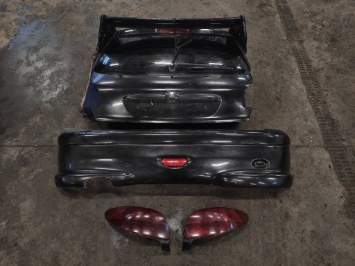 complete rear part trunk door bumper lights PEUGEOT 206 and EXY