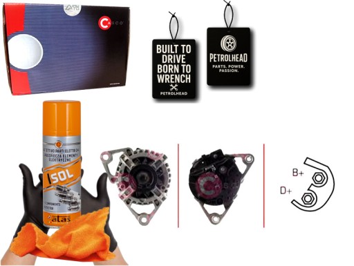 CASCAL10359AS#ECS-PCP+K - Каско генератора 6204179 24437119 13156052 9200956 #petrolhead pro+ kit4