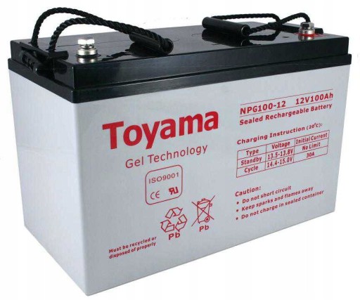 Акумулятор toyama 12v 100ah