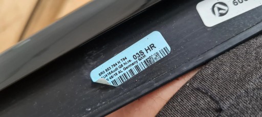 SQ5 Q5 8R LIFT moulding dust right rear part black BLACK SLINE 8R0853764H