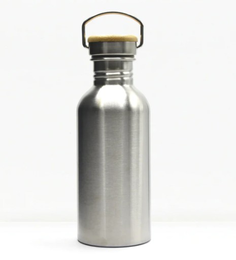 Подвійна спортивна пляшка для води з нержавіючої сталі