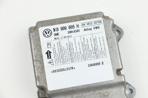 VW GOLF V SKODA OCTAVIA II Module SENSOR Airbag Airbag 1K0909605H
