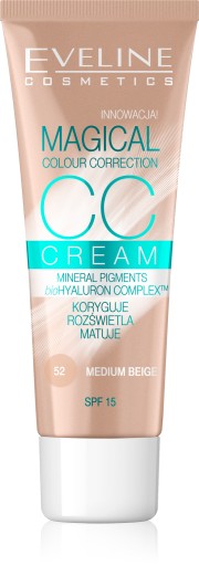 Eveline CC make-up č. 52 Medium Beige 30 ml