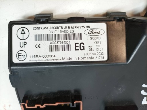 module DN1T-15K600-EG Ford Tourneo Courier and (2014- )