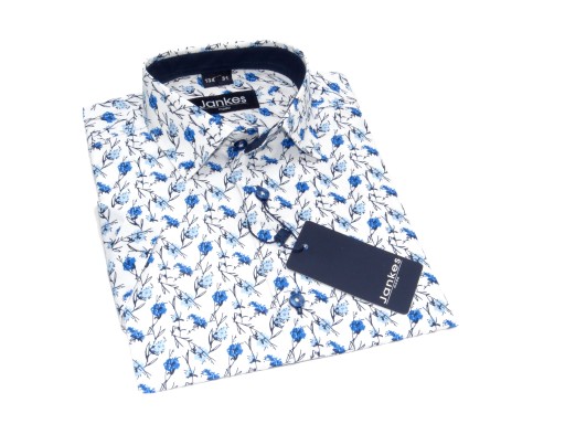 Сорочка дитяча Yankee розмір 128 короткий рукав біла