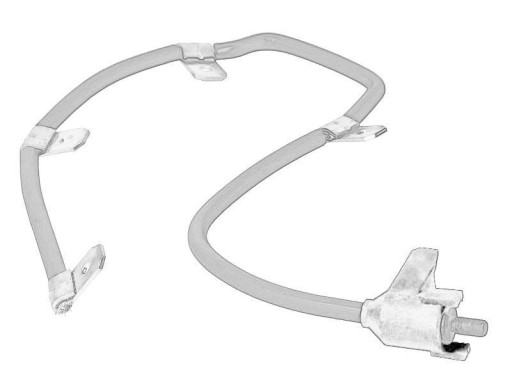 Провід свічки запалювання oe ford 1745678