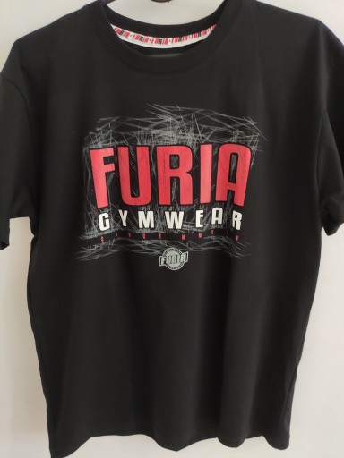 Furia t shirt koszulka Skazany czarna S