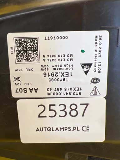 light right Porsche Cayenne III 3 Lift Full Led Laser Matrix 9Y0 9Y0941060M