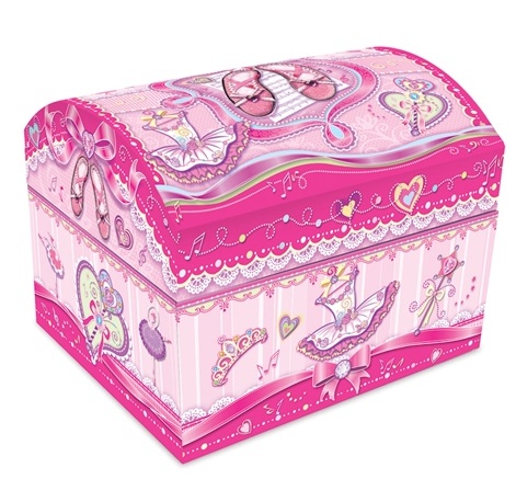 Шкатулка з музичною скринькою - Балерина, Скриня 135LD