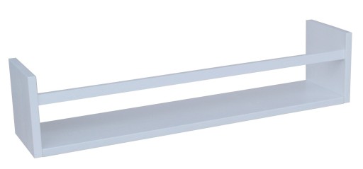 ПОЛИЦЯ НАВІСНА ДЕРЕВ'ЯНА IKA, БІЛА, ДОВГА, ГЛИБ