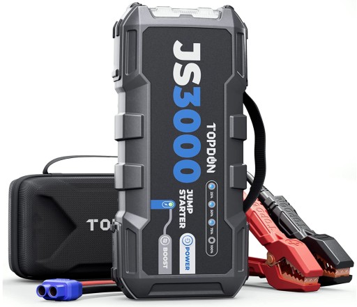 Стартер TOPDON JS3000 Jump PowerBank 12V 3000A LED