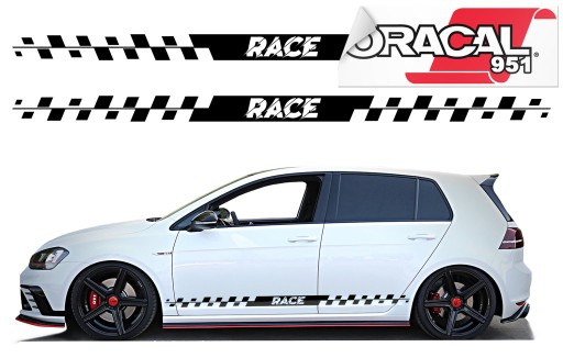 Наклейки на сторону автомобиля полосы 220X10. 5cm 951