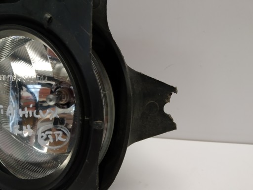 12+ Toyota Hilux lift fog light original frame holder right of a bumper