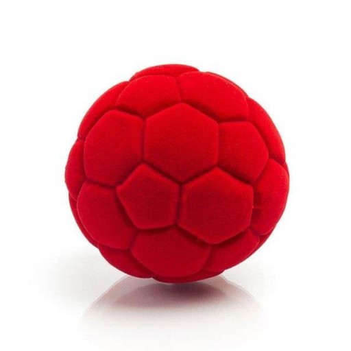 Rubbabu Futbalová lopta senzorická červená malá