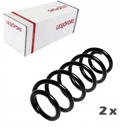 LS4004237 - Пружины подвески 2 шт, передние 2 шт, audi a6 c5 2.5 tdi