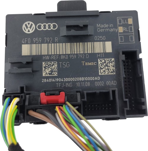 AUDI A6 C6 LIFT module control unit door right front 4F0959792R