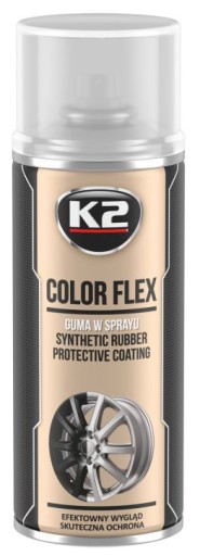 K2 - COLOR FLEX-резиновый спрей-бесцветный - 400 мл