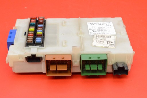 compartment of fuses BSI 7G9T-14A073-DE FORD MONDEO MK4 1.8 TDCI 125 KM
