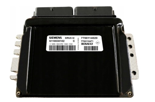 Эбу компьютера renault s110030102c 7700114020 чистый
