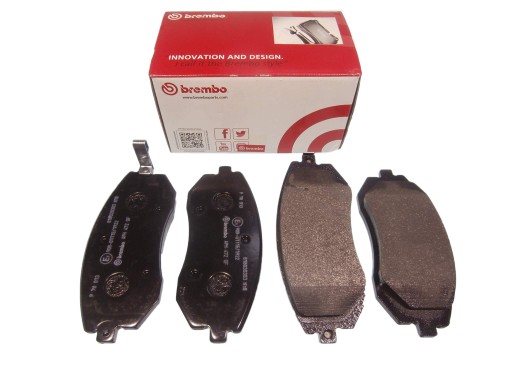 78 013 - SUBARU FORESTER SH 08-12 ГАЛЬМІВНІ КОЛОДКИ BREMBO