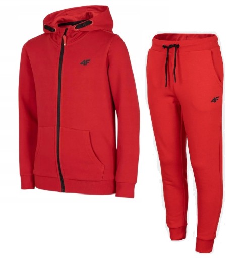 Дитячий світшот 4F розмір 128 довгий рукав червоний