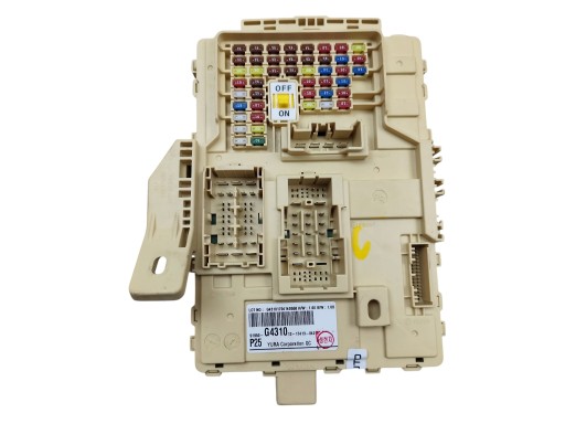 compartment of fuses module BSI HYUNDAI I30 III PD 91950-G4310