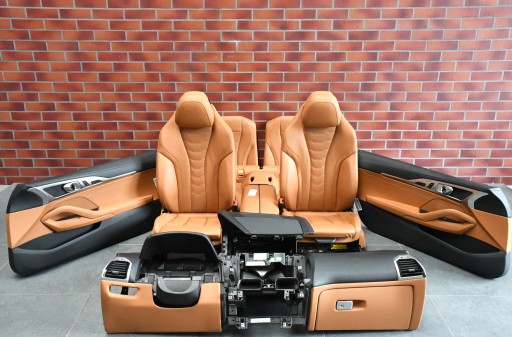 Siège Moyen Interne BMW 8 G15 COUPE VARI COGNAC INDIVIDUAL