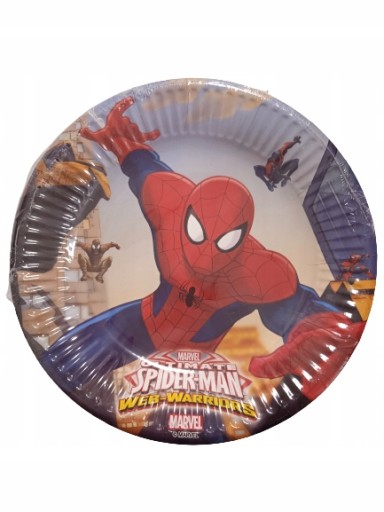 Тарілки Decorata party людина-павук 20 см 6 шт.