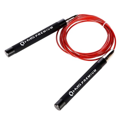 Пластикова скакалка HMS 278 см оранжево-червона