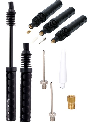 М'яч насос з голкою і аксесуарами Dunlop 23,5 см чорний