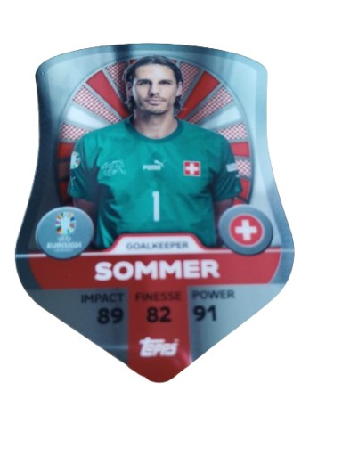 EURO 2024 TOPPS MATCH ATTAX CHROME PRO ELITE SHIELD SC 9 YANN