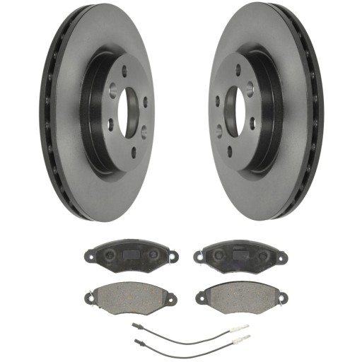 Диски колодки передние для RENAULT KANGOO 1998-