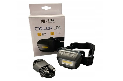 LENA LIGHTING НАЛОБНИЙ ЛІХТАР 3.7 V CYCLOP LED 300LM
