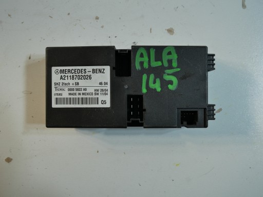module control unit seat MERCEDES W211 A2118702026