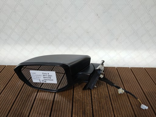 HONDA CIVIC X 17-21 mirror left 3-PIN colour NH737M