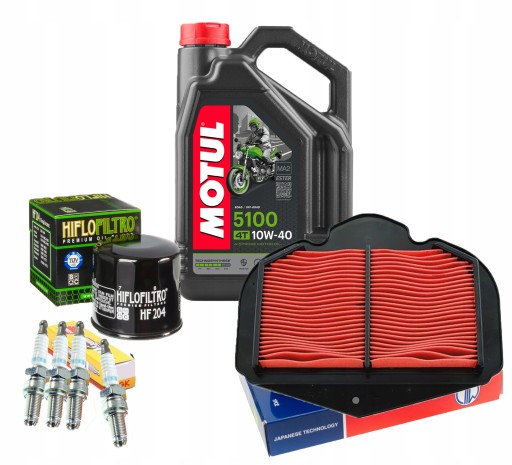 Масло Motul 5100 YAMAHA XT 1200 Z TENERE Фільтр NGK