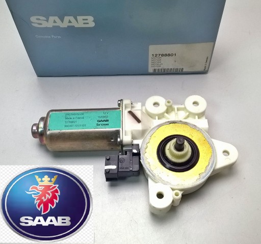 02-11 - Saab 93 9-3 ss ii 2002-2011 двигатель 6-контактный дверное стекло левое заднее eu oe 12788801