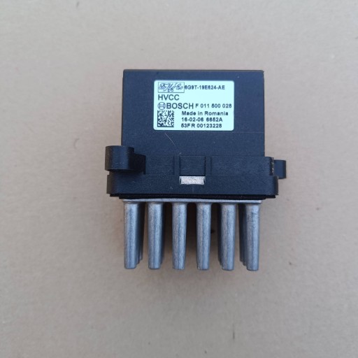 Ford Fiesta 2016 MK7 heater fan resistor resistor, rheostat, regulator 6G9T19E624AF