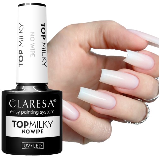 CLARESA MILKY TOP NO WIPE MLIEČNY TOP HYBRIDNÝ OMBRE BABY BOOMER